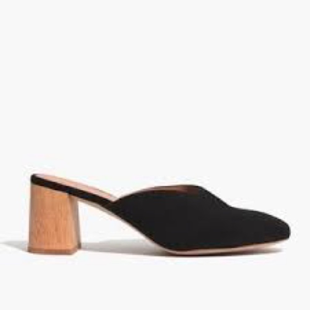 Madewell suede mules
